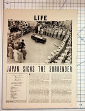 LIFE Magazine Sept 17 1945 Japan Surrender WWII End USS Missouri Hiroshima picture