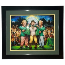 1980 The Green Jacket - A Tribute to Carl Spackler Deluxe Framed David O'Keefe F picture