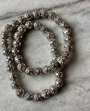 5 pcs Silver Plated AAA Beads Handmade In Nepal 7mm CC733 picture