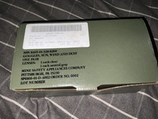 Army MSA Goggles , sun, wind & dust nsn 8465-01-328-8268   New picture