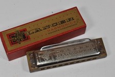 Vintage Lancer Harmonica Hohner Panarmonic Made in Rep of Ireland Key of G w Box picture