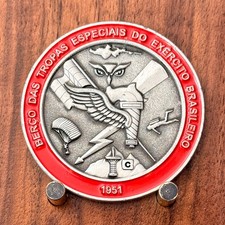 Brazilian Army Special Troops 1951 Military Challenge Coin  M#23 picture
