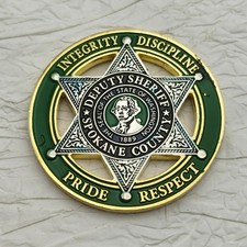 Spokane County Deputy Sheriff WA Challenge Coin picture
