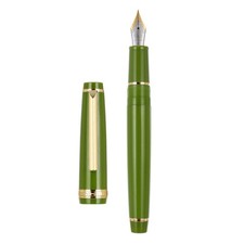 Deep Green F 0.5mm Nib Jinhao 82 Acrylic Fountain Pen W/Converter Writing Gift picture