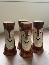 Tiki Bob’s San Francisco ONE MUG Brown & White Ceramic Tiki Mugs/Cups picture