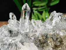 wOw Larger Very Translucent AAA HIMALAYAN Quartz Crystal Cluster 808gr picture