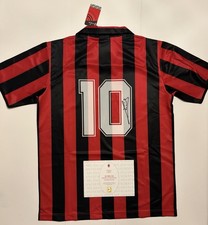 Authentic Signed AC Milan Jersey Ruud Gullit Autograph Size L Netherlands COA picture