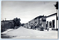 c1940's Main Street Looking West Plano Illinois IL RPPC Photo Vintage Postcard picture