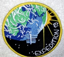 ISS Expedition 19 Int'l Space Station Official NASA Embroidered Patch Iron On picture