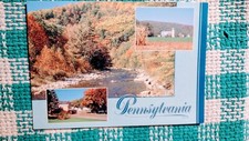 BEAUTIFUL POST CARD MUNCY VALLEY LOYALSOCK CREEK PENNSYLVANIA picture