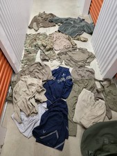 Huge US Military Clothing Lot – OCP, PT, Cold Weather Gear, Jackets, Duffle picture