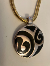 vintage estate 1946 snake  chain  choker necklace picture