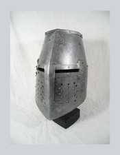  LARP Cosplay Costume Replica Eva Foam Helmet Great Helm 13/14 th Century Gift picture