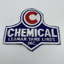 Leaman Tank Lines Freight Trucking Trucker Sew On Patch Hat 3” Truck Rare Vtg picture