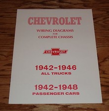 1942 - 1948 Chevrolet Car & Truck Wiring Diagrams for Complete Chassis Chevy picture