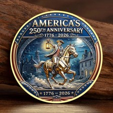 USA 250th Anniversary Coin 1776-2026 Liberty Eagle Patriotic Collectible Gift picture