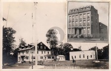 WATCH TOWER W.B.B.R. CROWD JEHOVAH WITNESSES 1927 RPPC Photo Postcard COPY picture
