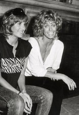 Lorna Luft and Farrah Fawcett 1980s Celebrity Star Historic Old Photo picture