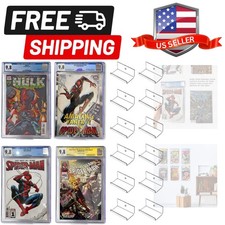 12pcs Clear Floating Comic Book Display Shelves, Comic Book Shelf Stand Wall ... picture