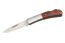 Beautiful 6 Inch Lock Back Knife by Rite Edge - Wood Handle - FAST SHIPPING picture