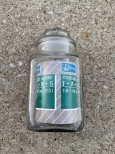 Anchor Hocking Fountain Square Apothecary Canister Glass Cracker Jar 1.8L 62oz picture