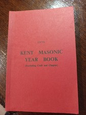 Kent Masonic Year Book (Excluding Craft and Chapter)  Freemasonry masonic/538 picture