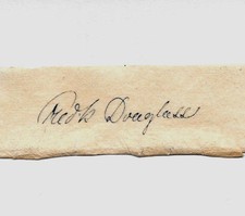 Frederick Douglass Autograph Reprint On Genuine Original Period 1850s Paper  picture