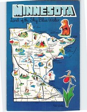 Map & Attractions Minnesota USA G-51064 picture
