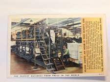 The Shelby Salesbook Company Advertisment & Order Acknowledgement Postcard 1939 picture