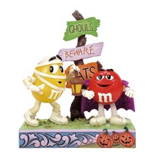 Red & Yellow Halloween M&M's By: M&M's Jim Shore *SHIPS WITHIN 10 DAYS* picture