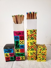 Vintage 11-inch wooden matches for the fireplace picture