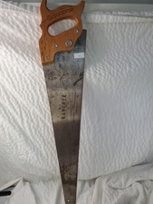 Vintage Disston The Rancher carpenters hand saw 26