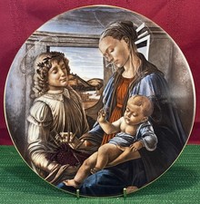 Vintage Ch Field Haviland Limoges Madonna & Child By Boticelli limited Edition picture