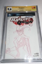 CGC SS 9.6 Harley Quinn 0 Sketch 1 Comic Art Signed Chad Hardin Original OOAK picture