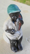 VTG Black Americana Boy w/ Watermelon Chamber Pot Ceramic 1940 Occupied Japan picture