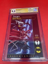 Spawn-Batman #nn CGC 9.2 SS Signed Frank Miller Todd McFarlane Image 1994 picture