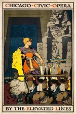 🎭 Chicago Civic Opera (c.1920s) Poster - 24x36” Premium 💎 Art Print 200GSM picture