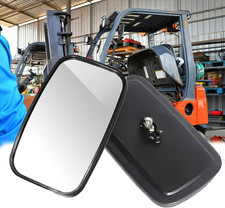 2PCS Forklift Rear View Mirrors, Square HD Wide-Angle Rearview Mirror Auxiliary picture