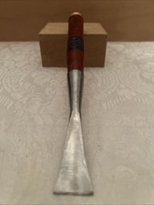 Custom Forged Long Neck Socket Gouge Chisel # 3 / 25mm Fishtail Slight U picture