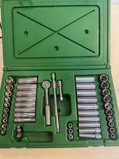 Vintage SK 91844 44pc 1/4” Drive SAE Metric Socket Set USA NOS Old Logo picture