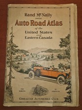 VINTAGE 1931 Rand McNally Road Atlas USA Canada Rare Cover picture