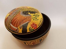 Greek Mythology Adonis Rare Hellenic Ancient Art Pottery Jewelry Case picture