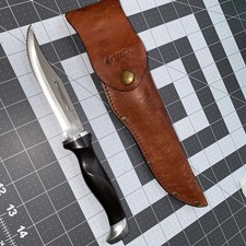 Cutco Vintage 1769 JI Olean NY Hunting Knife with Leather Sheath made in USA picture