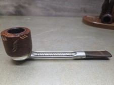 Vintage Falcon Estate Pipe Aluminum Humidome Briar Bowl England picture