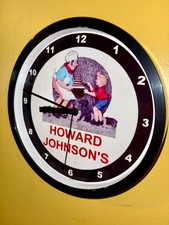 HOJO Howard Johnson's Diner Restaurant Kitchen Man Cave Advertising Clock Sign picture