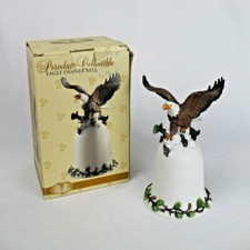 Classic Treasures Porcelain Collectible Eagle Dinner Bell - New in Original Box picture