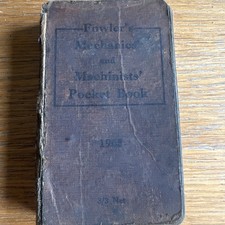 Vintage 1965 Fowlers Machinists & Mechanics Pocket book printed in Manchester picture