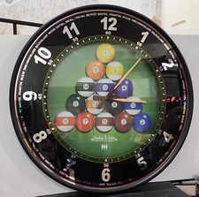 STERLING & NOBLE A MAN CAVE CLOCK COMPANY ~ 18'' picture