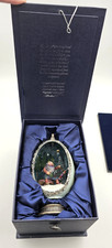 Silvestri Figments Christmas Egg By Bobbi T. Lighted  On Pedestal Moon Mib Rare picture