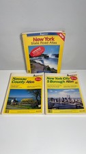 HAGSTROM Maps NEW YORK CITY Five Borough Atlas, State Road & Nassau Large Scale picture